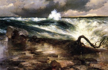 The Rapids above Niagara landscape Thomas Moran Beach Oil Paintings